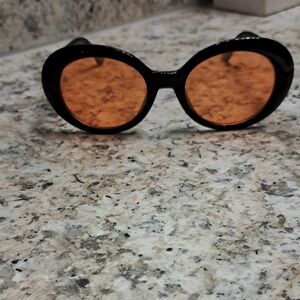 Black and Orange Sunglasses